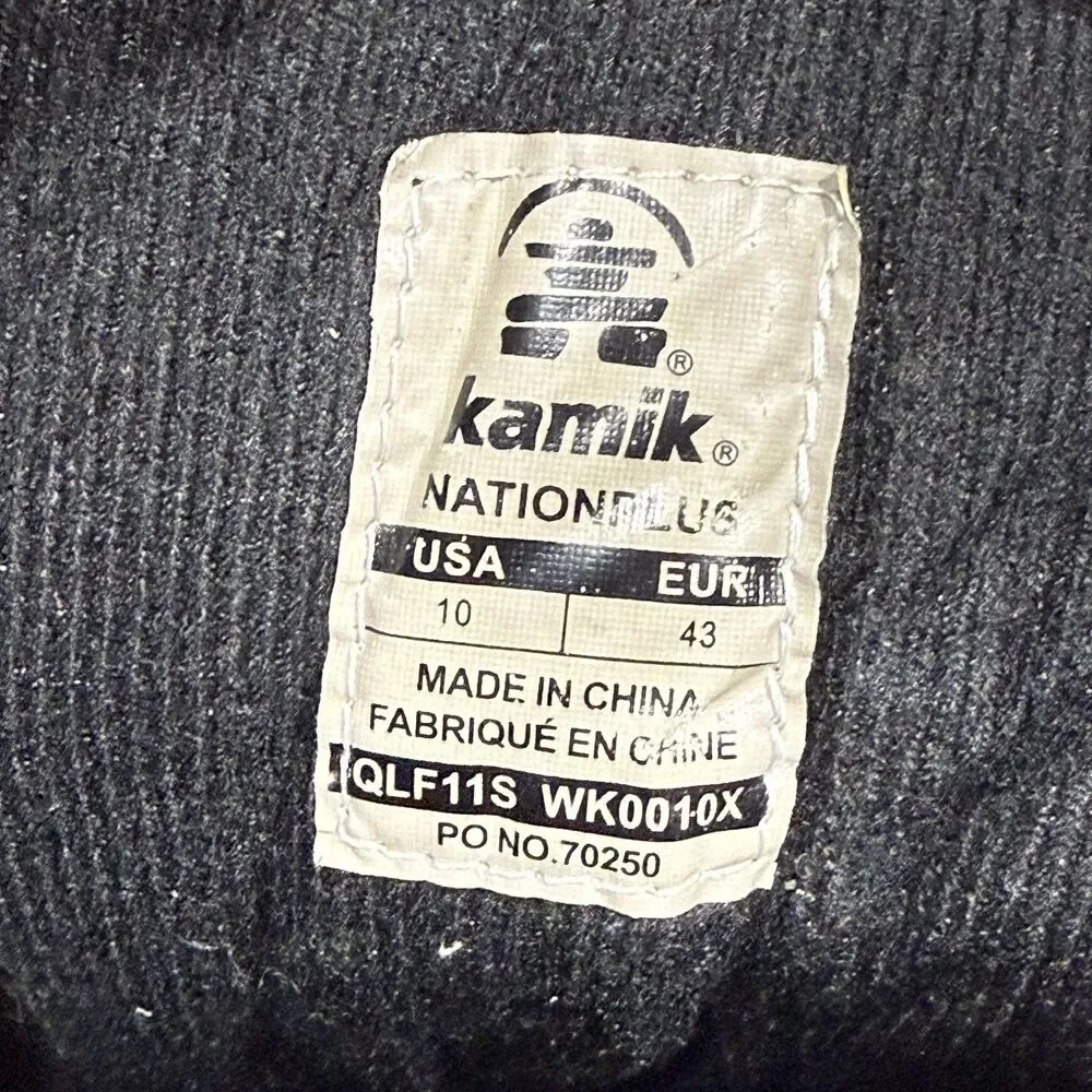 Kamik Men's The Nation Plus Winter Boot Dark Brown Size 10- WK001.0X- Dark Brown